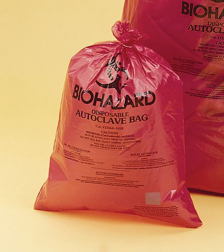 生化危害包装袋 - F13165-1419 - ATS Scientific Products - 医疗废弃物 / 加压加热 / 一次性