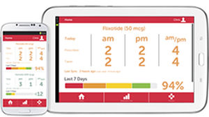 哮喘患者管理iOS应用程序 - Smartinhaler App™ - Adherium - 医用