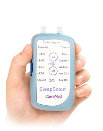 4通道多导睡眠监测仪 - SleepScout™ - CleveMed - 带EEG监护