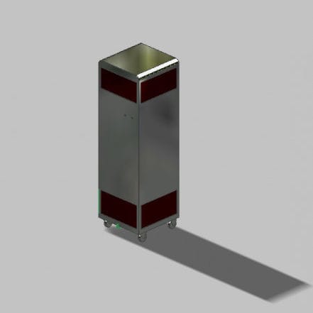 移动式空气净化器 - 66002 - Inertec - HEPA过滤器 / 用于医疗机构 / 高性能