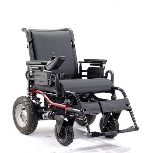 电动轮椅 - LY-EB206-RS1 CONQUEROR  - Comfort Orthopedic - 户外 / 带脚托 / 黑色