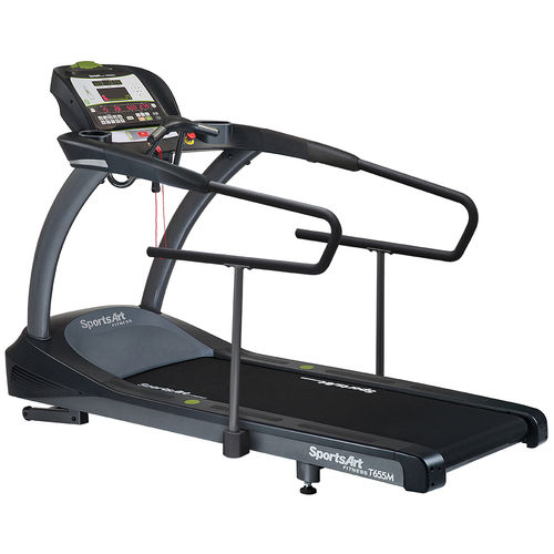 扶手跑步机 - T655M - SportsArt Fitness - 带坡度