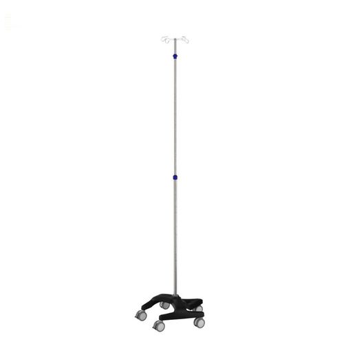 带滑轮输液架 - IVS5-015N - Rollsys - 4 个钩子 / 2 个钩子 / 可调高度