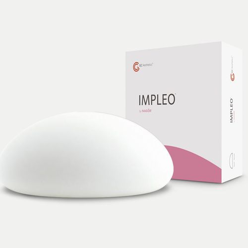 乳腺整形假体 - IMPLEO™ - GC Aesthetics - 圆形 / 硅胶 / 光滑面