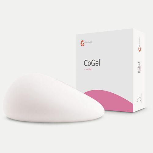 乳腺整形假体 - CoGEL™ - GC Aesthetics - 解剖型 / 硅胶 / 毛面
