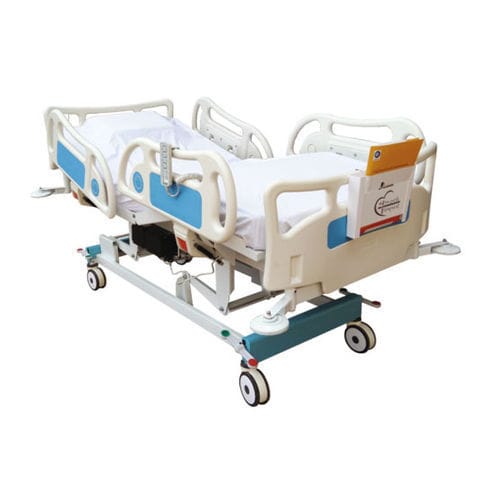 重症监护病床 - JUPETIOR - EL 01 - Shree Hospital Equipments - 电动 / 高度可调节 / 带滑轮