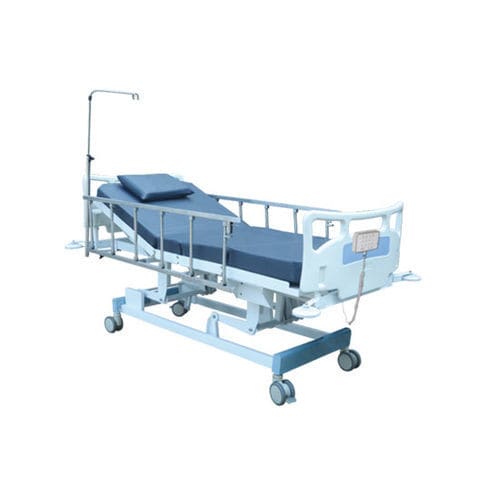 重症监护病床 - JUPITER - EL 02 - Shree Hospital Equipments - 电动 / 带滑轮 / 2分区式