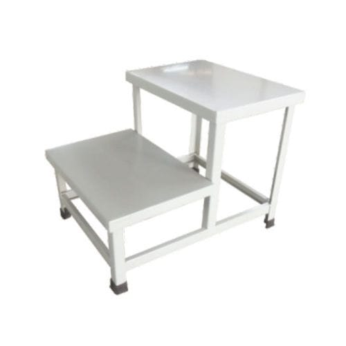 双层踏脚凳 - Shree Hospital Equipments - 不锈钢