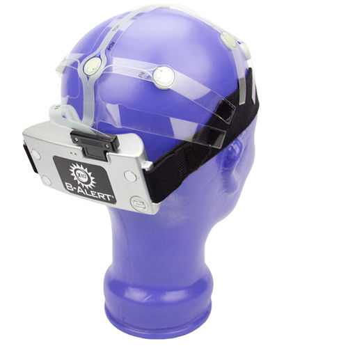 10通道脑电图机 - B-Alert® X10 - Advanced Brain Monitoring - 带脑电图测绘仪 / 无线网络 / 佩戴式