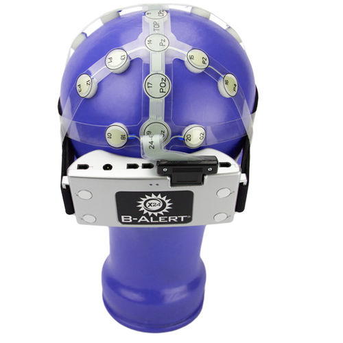 24通道脑电图机 - B-Alert® X24 - Advanced Brain Monitoring - 带脑电图测绘仪 / 无线网络 / 佩戴式