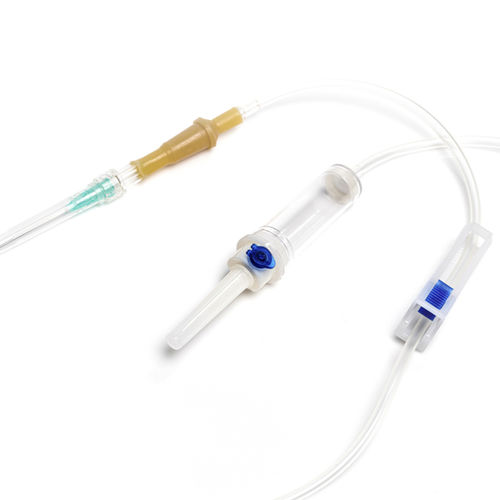 聚氯乙烯输液器 - Anhui Hongyu Wuzhou Medical Manufacturer Co., Ltd.  - 带Y型连接器 / 带滴水室