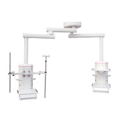 吊顶医用双悬臂 - DT120 - Shanghai PAX Medical Instrument - 麻醉 / 内窥镜 / 带分配柱