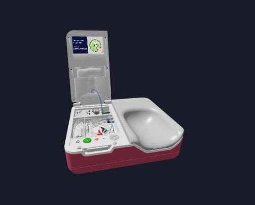 自动化体外除颤器 - SALI - Inovytec Medical Solutions - 公共空间 / 无线网络型 / 带ECG监护仪