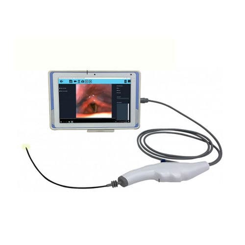高解析度电子咽镜 - EES100 - Medimaging Integrated Solution - 带视频显示器 / 一次性