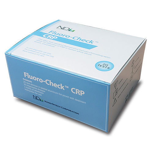 心血管疾病快速诊断检测 - Fluoro-Check™ - Nano-Ditech Corporation - 蛋白质 / CRP / 血清