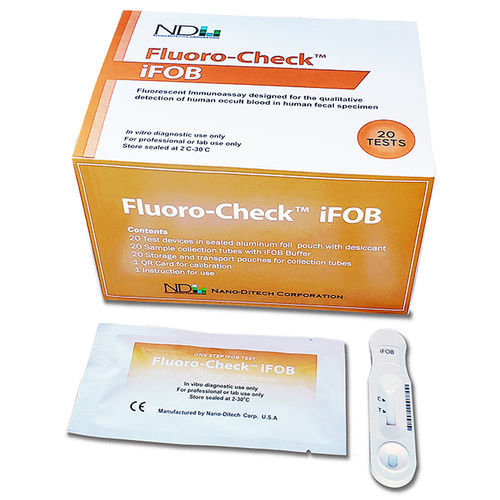 FOB快速诊断检测 - Fluoro-Check™ - Nano-Ditech Corporation - 免疫色谱法 / 荧光 / 嵌入式