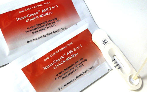 心肌梗死快速诊断检测 - Nano-Check™ - Nano-Ditech Corporation - 肌红蛋白 / cTnI / NT-proBNP