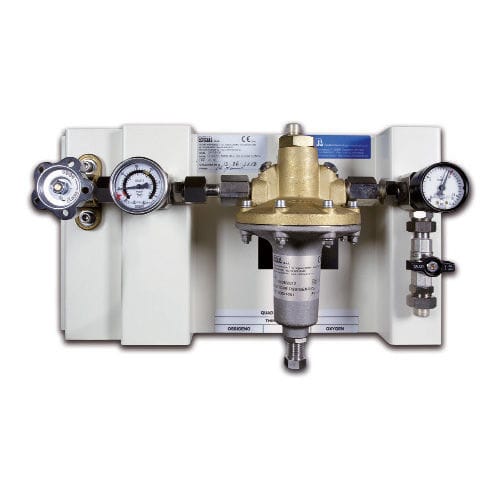 医疗体气分配设备 / 氧气 - QRI -01 series - STM - Sistemi Tecnologie Medicali - CO2 / N2O / 壁挂