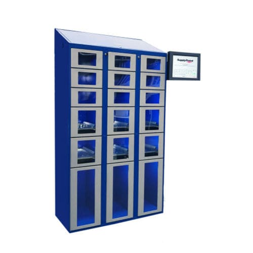 存储储物柜 - LockerSense™ - Supply Point Systems Ltd. - 用于医院 / 固定 / 不锈钢