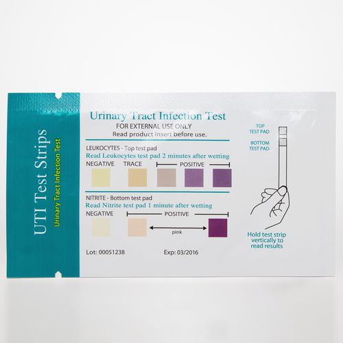 尿路感染试剂带 - URS-2L-POUCH-G - Teco Diagnostics - 尿液分析 / 白细胞尿 / 亚硝酸盐