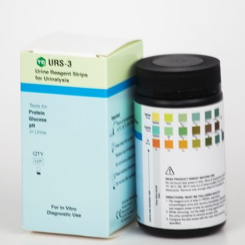 尿液分析试剂带 - URS-3-100 - Teco Diagnostics - 糖尿 / 蛋白尿 / pH值