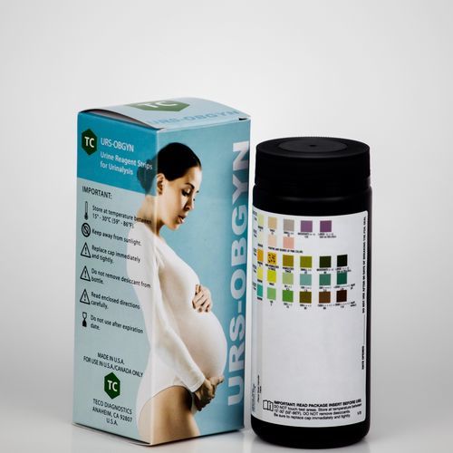尿液分析试剂带 - URS-OBGYN-100 - Teco Diagnostics - 糖尿 / 蛋白尿 / 血尿