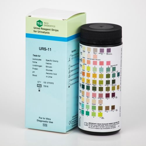 尿路感染试剂带 - URS-11 - Teco Diagnostics - 尿液分析 / 糖尿 / 蛋白尿