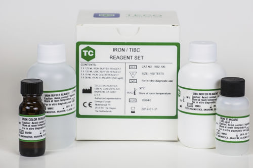 临床化学试剂套装 - I592-100 - Teco Diagnostics - 血液样本 / 液体 / 铁