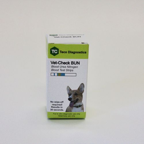 肝脏疾病快速诊断检测 - VET-CHECK-BUN - Teco Diagnostics - 兽用 / 尿素 / 血液