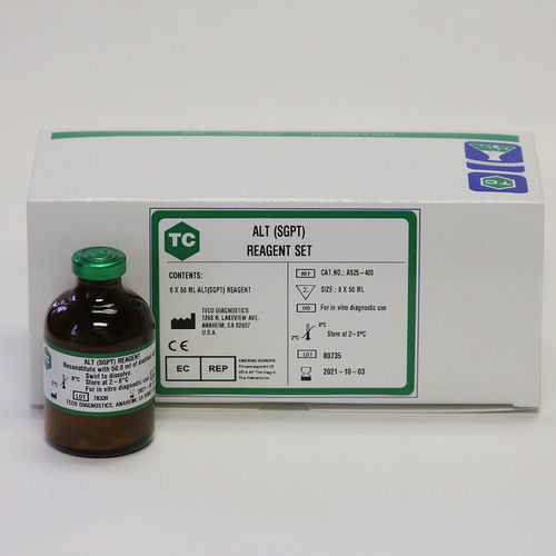 溶液试剂套装 - A525-400 - Teco Diagnostics - 临床化学 / 粉末 / 丙氨酸转氨酶