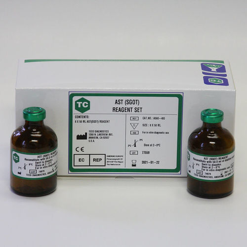 溶液试剂套装 - A560-400 - Teco Diagnostics - 临床化学 / 粉末 / 天冬氨酸转氨酶