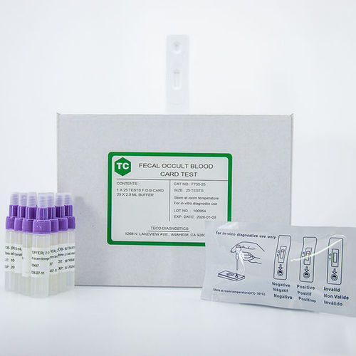 粪便潜血快速诊断检测 - F735-25 - Teco Diagnostics - 血红蛋白 / 粪便