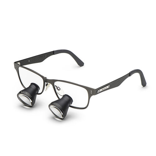 眼镜框双筒放大镜 - Ash Galilean - Univet Loupes