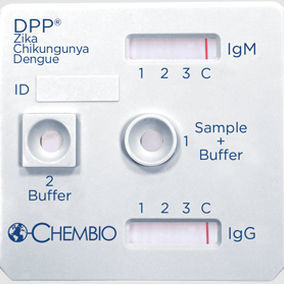 登革热快速诊断检测 - DPP® - Chembio Diagnostic Systems, Inc. - 曲弓热 / 寨卡病毒 / IgG免疫球蛋白G