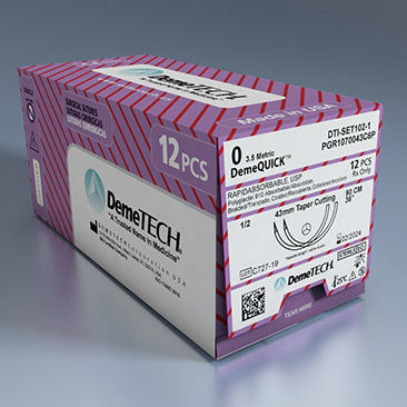 短期可吸收缝合线 - DemeQUICK™ - Demetech - 软组织手术