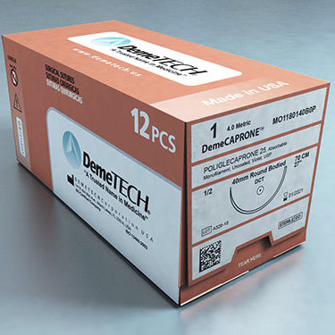 可吸收缝合线 - DemeCAPRONE™ - Demetech - 伤口手术 / 矫形外科手术