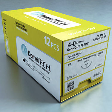 可吸收缝合线 - DemeGUT PLAIN™ - Demetech - 综合外科手术 / 眼科手术