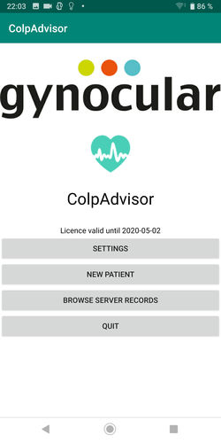 IOS医疗管理应用 - ColpAdvisor - Gynius Plus - 分析 / 筛查 / 图像捕获