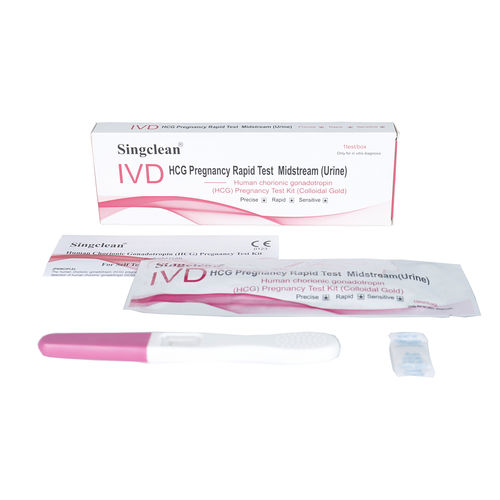 妊娠快速诊断套装 - HCG001 - Hangzhou Singclean Medical Products - hCG / 尿液 / 表面