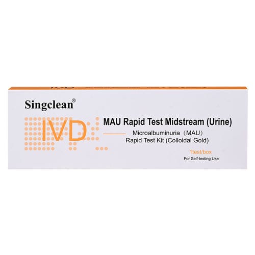 肾病快速诊断检测 - MAU001 - Hangzhou Singclean Medical Products - 蛋白质 / 清蛋白 / 微白蛋白尿