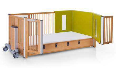 家庭护理床 - dino cot - Hermann Bock GmbH Pflegebetten und Objekteinrichtung  - 电动 / 儿科 / 高度可调节