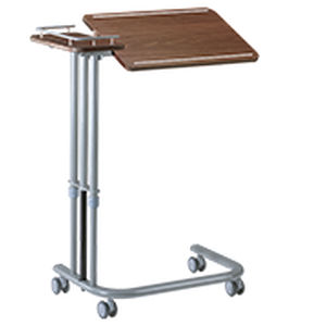 升降床边桌 - Server 300 - Hermann Bock GmbH Pflegebetten und Objekteinrichtung  - 倾斜 / 带滑轮