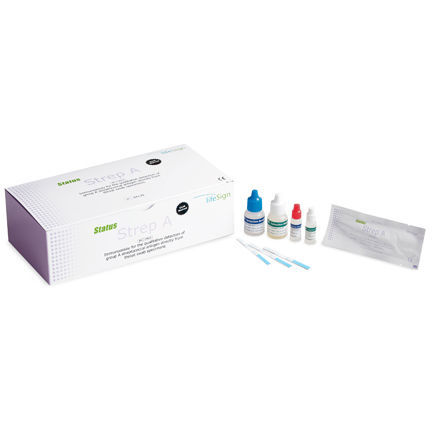 传染病试剂带 - 34130 - LifeSign PBM - 抗原 / A型链球菌 / 喉咙