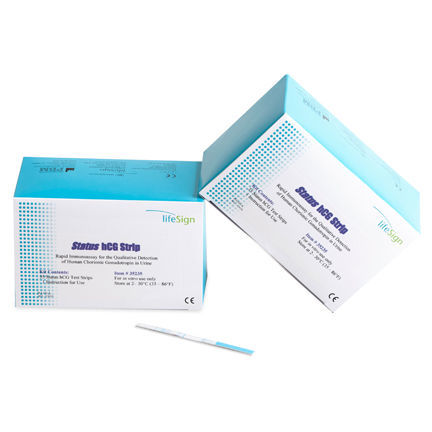 妊娠试剂带 - Status  - LifeSign PBM - hCG / 泌尿系统 / 化学发光免疫分析