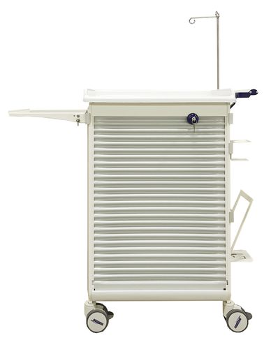 护理推车 - Nursing trolley - MATTTEO - 带输液架 / 模块化