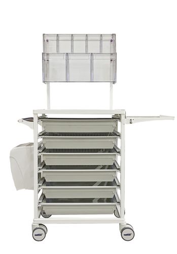 通用推车 - Nursing trolley - MATTTEO - 护理 / 6 层 / 带托盘