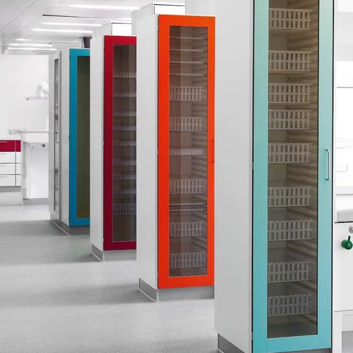 医用柜 - Modular cabinet system - MATTTEO - 搁板 / 模块化 / 单门