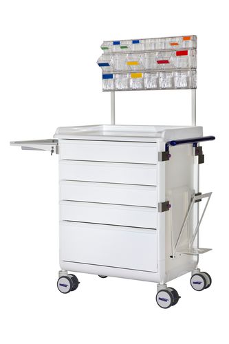 通用推车 - Nursing Trolley - MATTTEO - 护理 / 5 屉式 / 带托盘