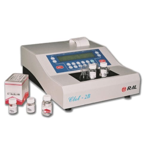 半自动凝固分析仪 - Clot 2B - RAL, Tecnica para el Laboratorio S.A. - 双通道 / PT / TCA