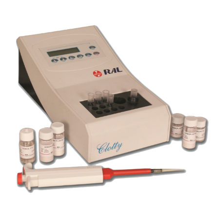 半自动凝固分析仪 - CLOTTY - RAL, Tecnica para el Laboratorio S.A. - 单通道 / PT / TCA